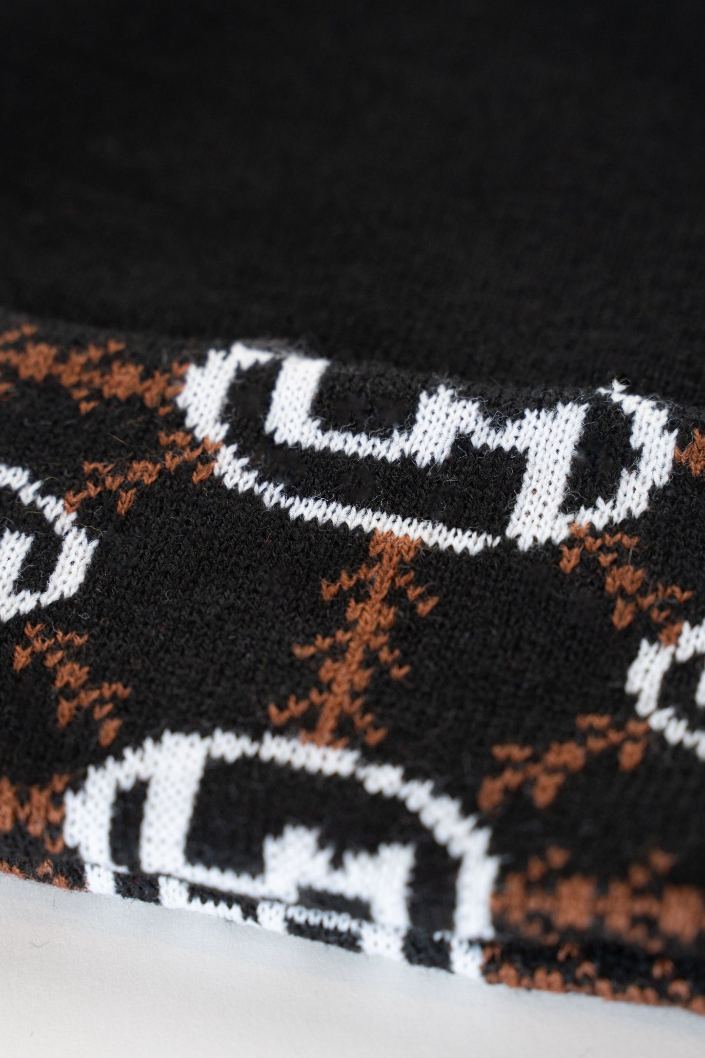Black CoZ Hat - Winter Accessories - Knitted Cotton