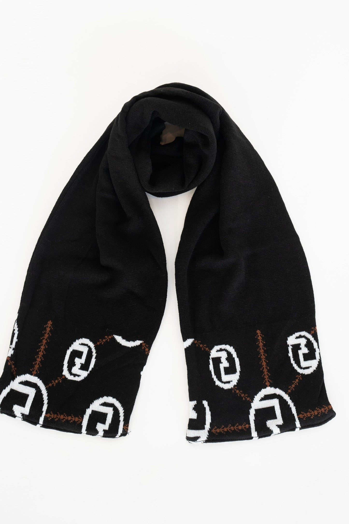 Black CoZ Scarf - Winter Accessories - Knitted Cotton