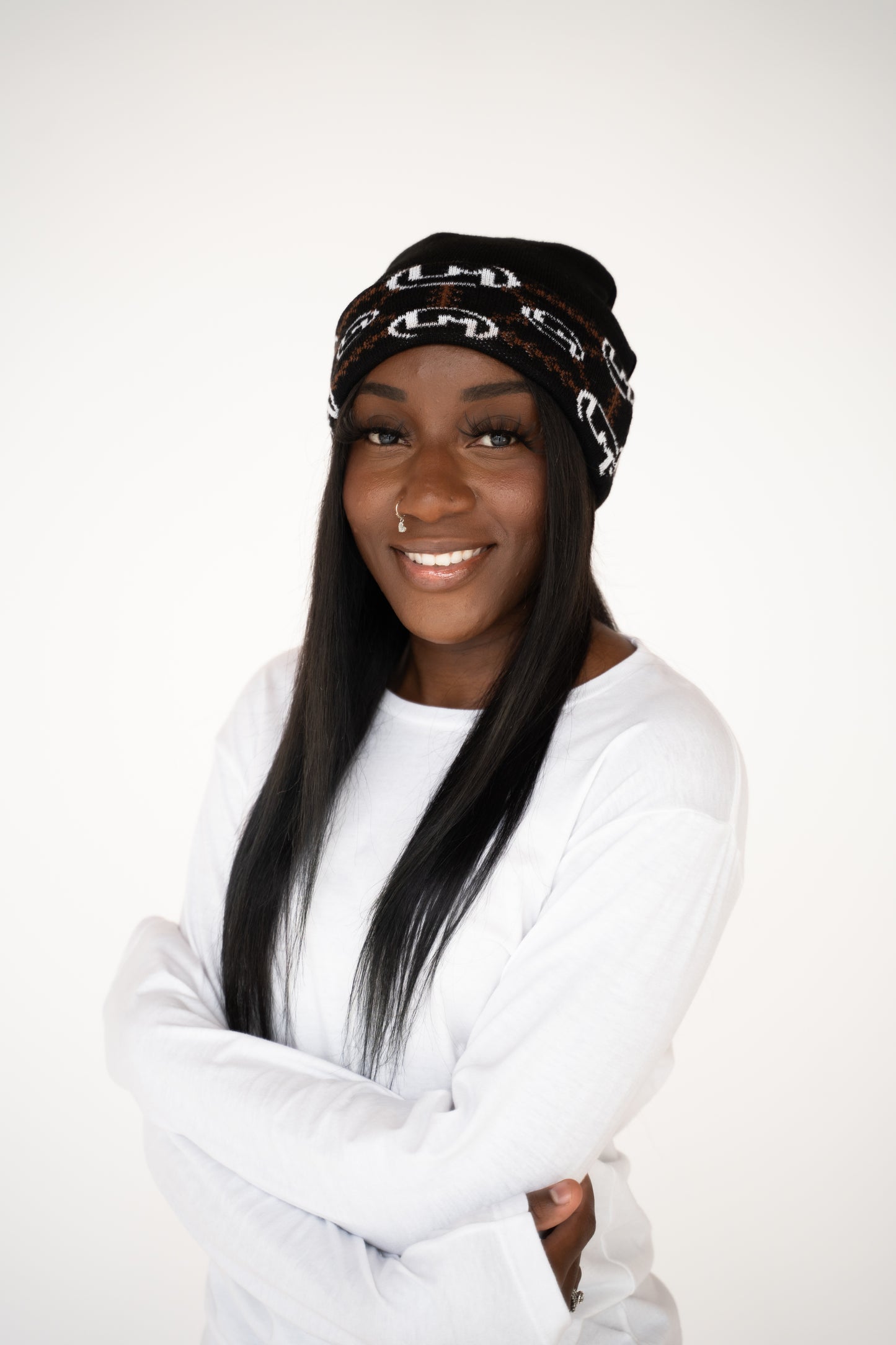 Black CoZ Hat - Winter Accessories - Knitted Cotton