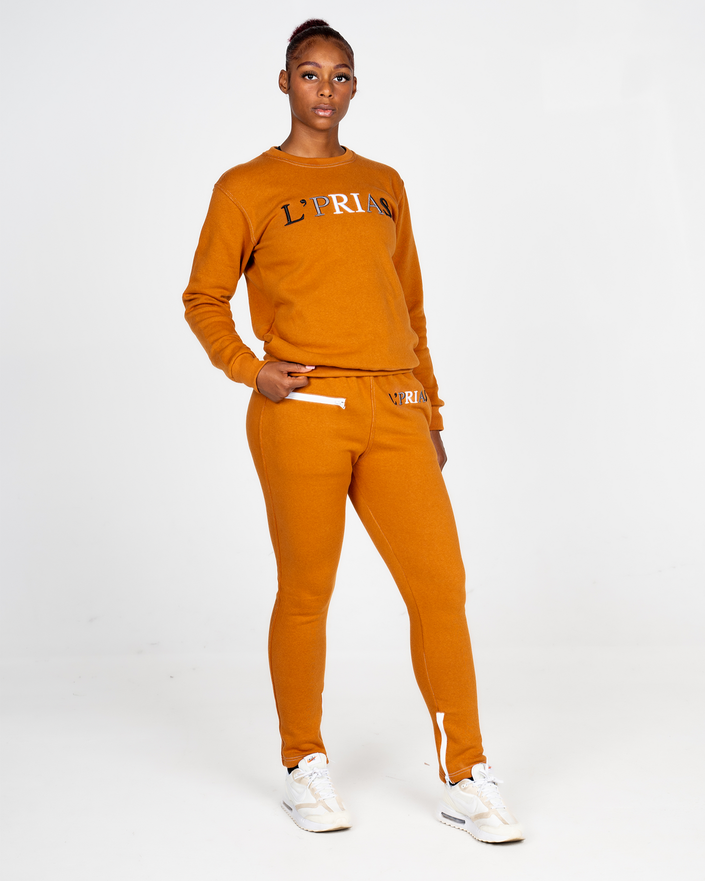 Chestnut Brown Sweatsuit - Brown Wonders - Cotton Fleece