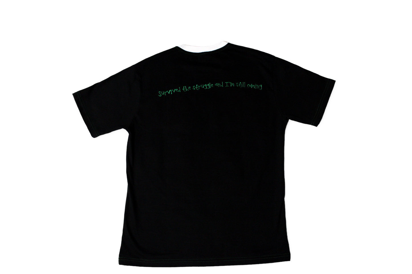 Black Graphic Tee & 3D Pocket Pants - Survival Set