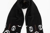 Black CoZ Scarf - Winter Accessories - Knitted Cotton