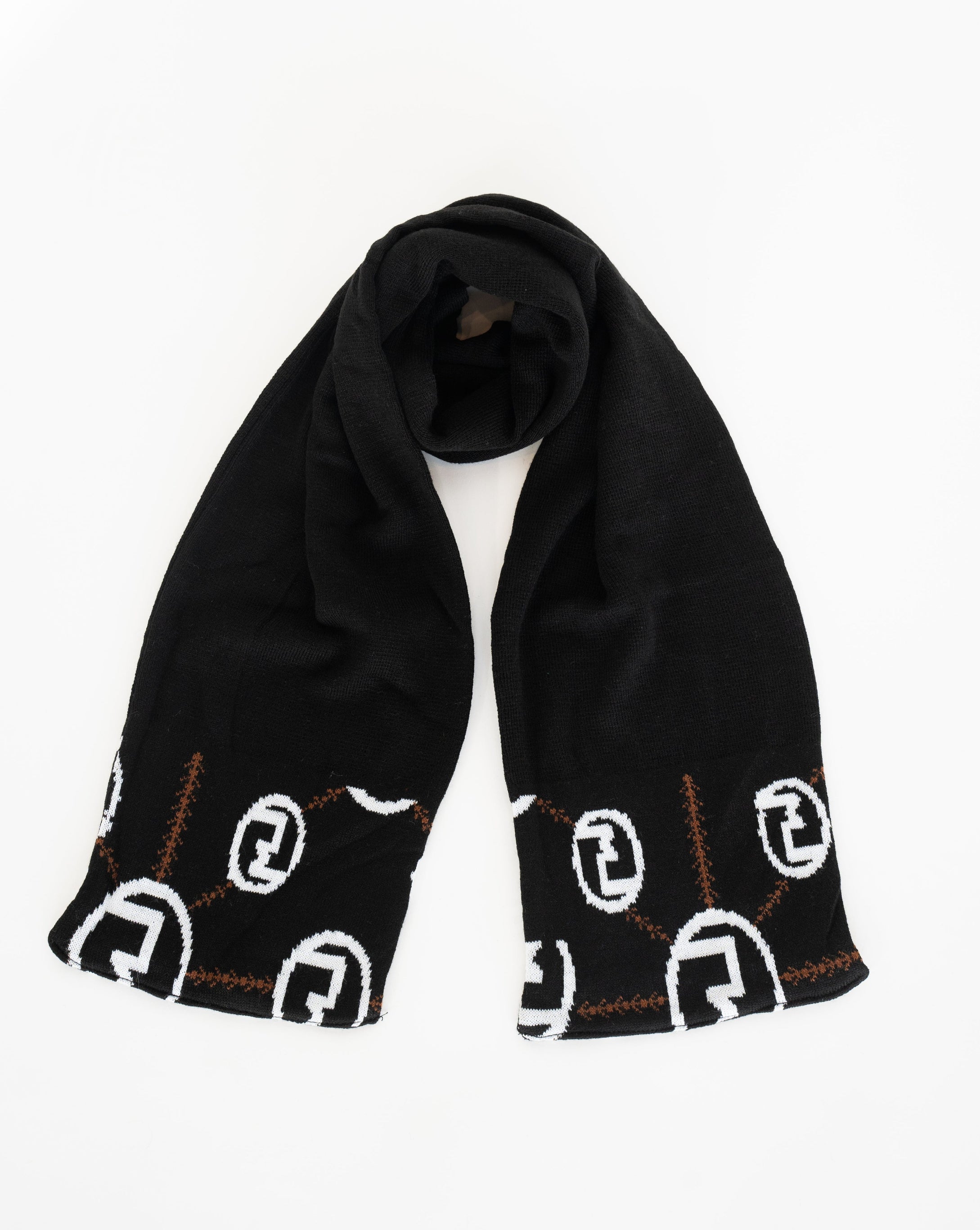 Black CoZ Scarf - Winter Accessories - Knitted Cotton