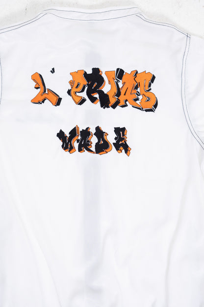 Orange & White Sweatsuit - Falling Sweatsuit - Unisex