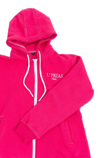 Pink Sweatsuit - Cotton Fleece - Lightweight & Cozy