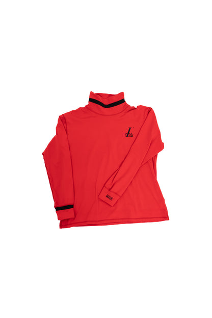 Red & Black Workout Top - Hot Stretch - Lightweight