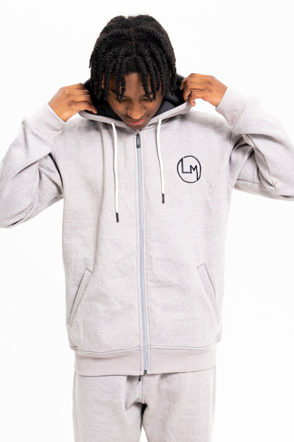 Gray Cotton Fleece Sweatsuit - Cozy & Multipurpose - Unisex