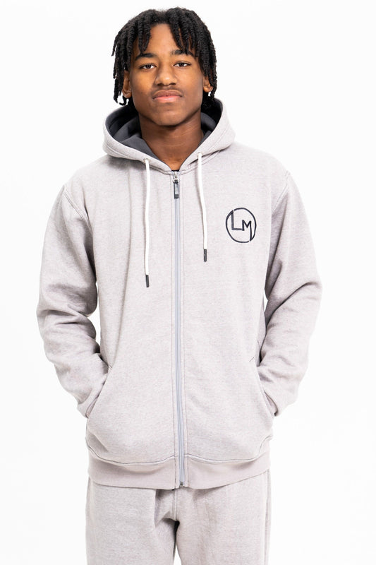 Gray Cotton Fleece Sweatsuit - Cozy & Multipurpose - Unisex