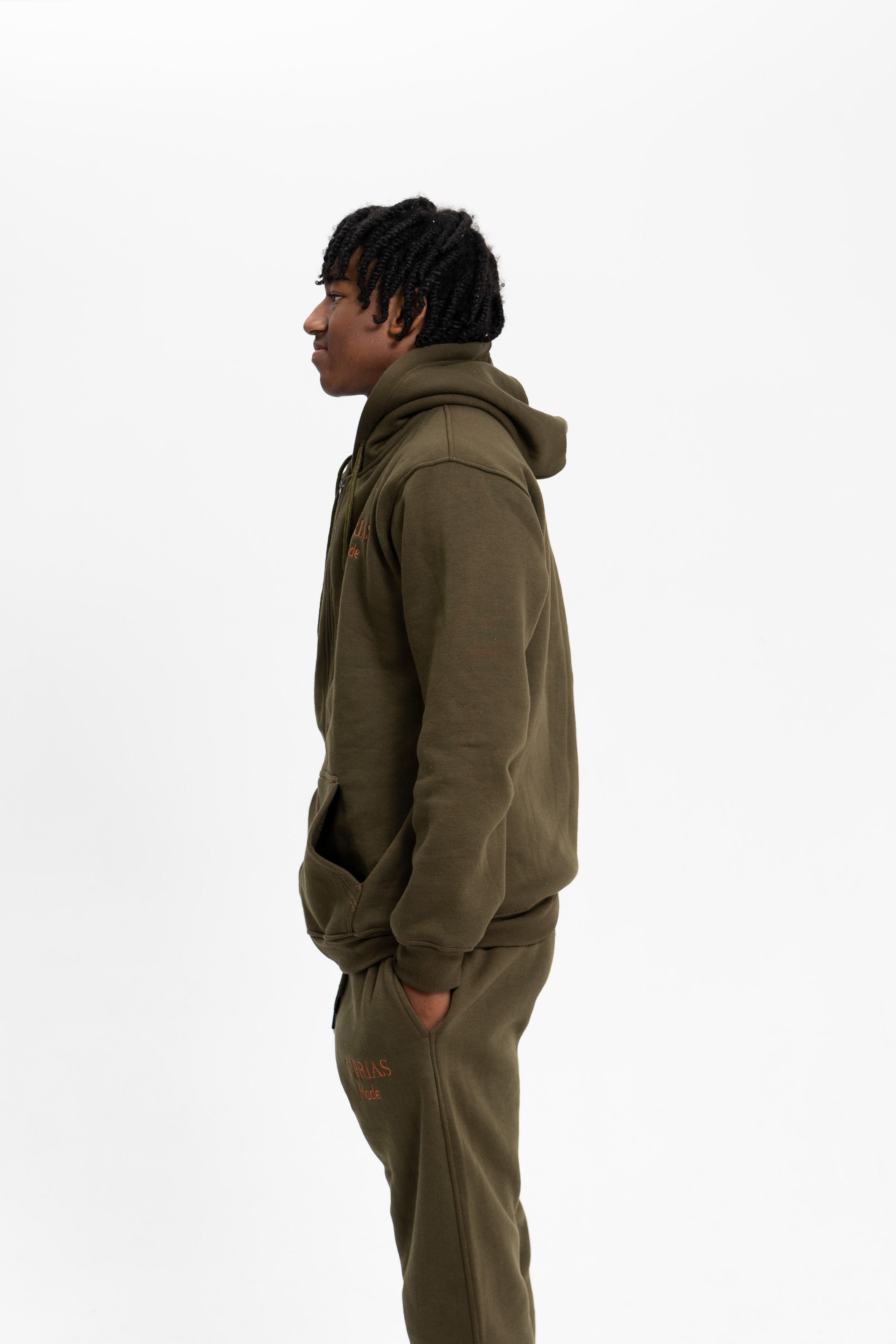 Olive Green Suit